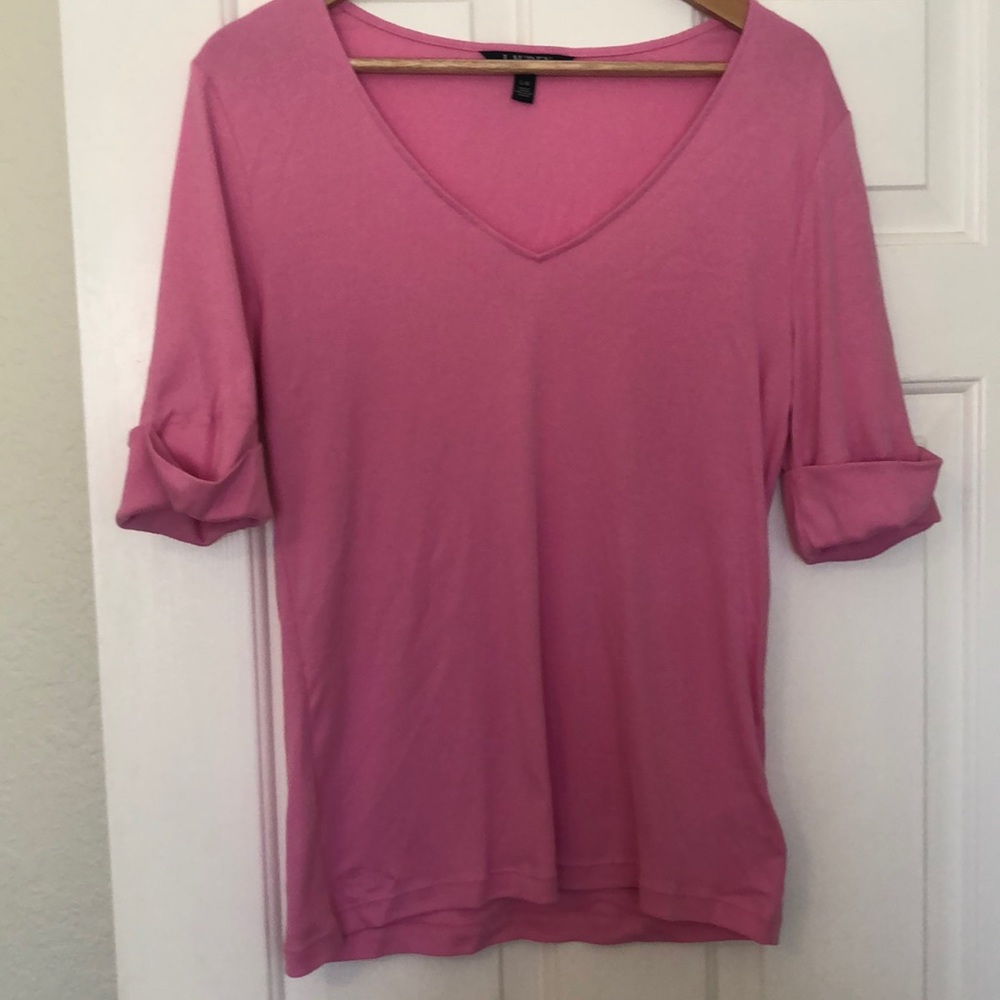 Pink Elbow Sleeve Tunic